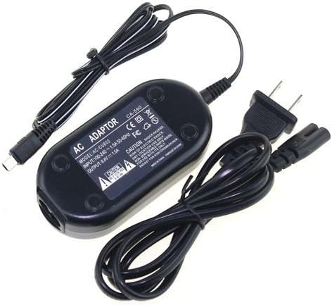 AC Power Supply Adapter Charger for Canon ZR800 ZR830 ZR850 ZR900 ZR930 ZR950 ZR96 AC Power Supply Adapter Charger for Canon ZR800 ZR830 ZR850 ZR900 ZR930 ZR950 ZR96